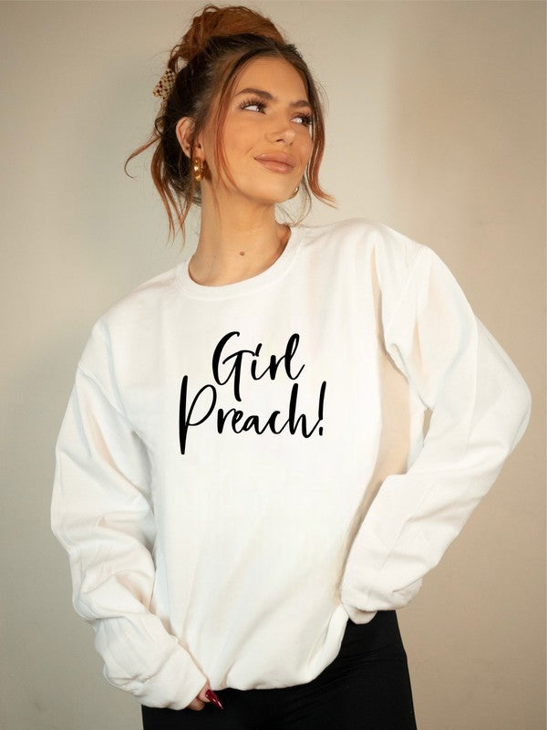 Girl Preach Bella Canvas Premium Sweatshirt