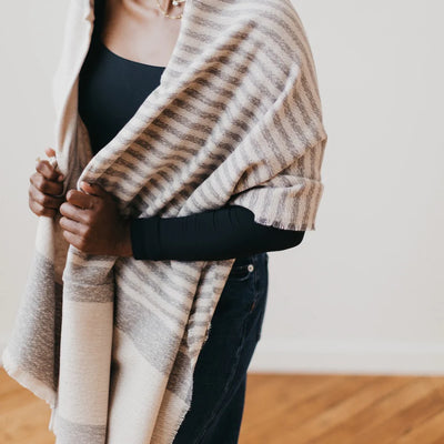 Long Weekend Striped Wrap