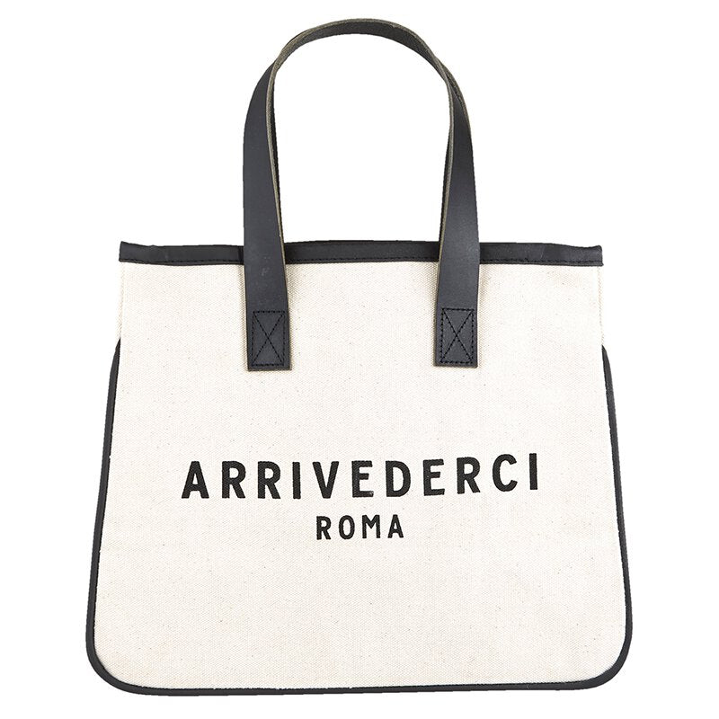 Mini Canvas Tote - Arrivederci