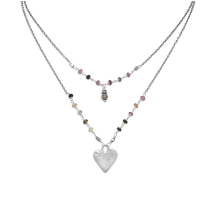 Baila Luna Joyful Heart Necklace