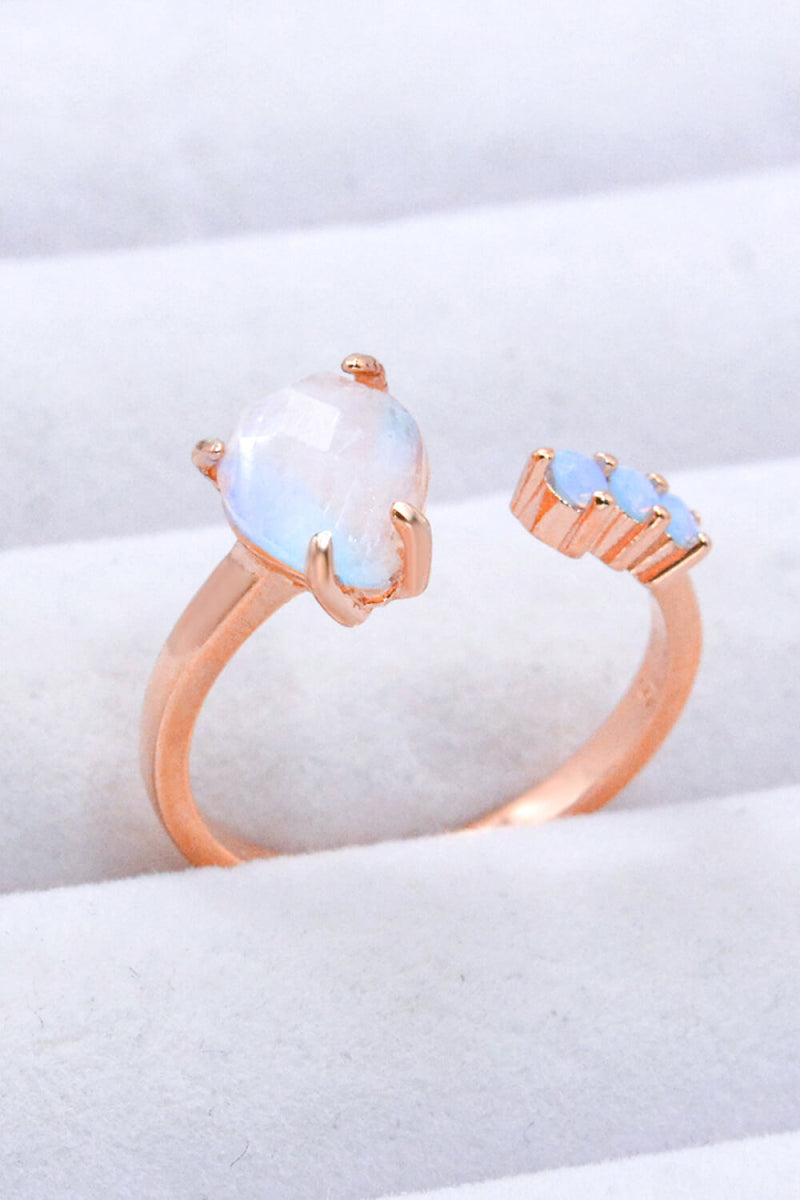 Moonstone Open Ring