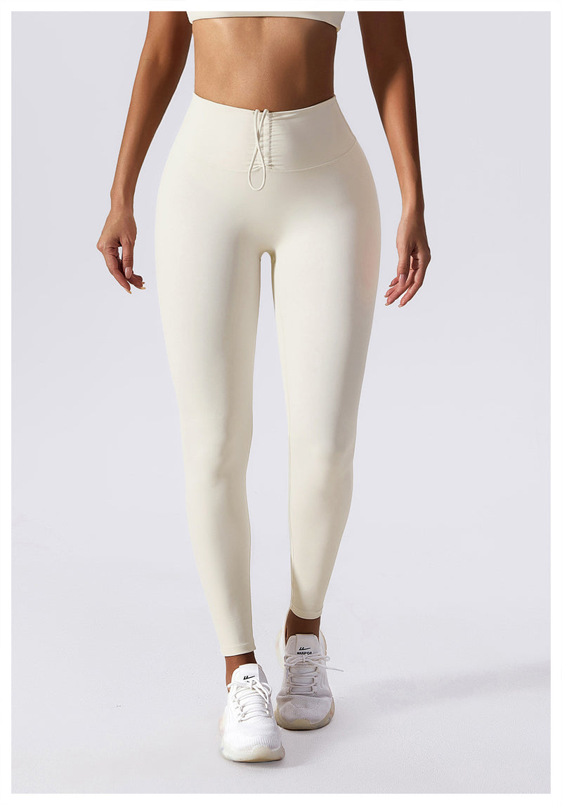 Drawstring High Waist Leggings