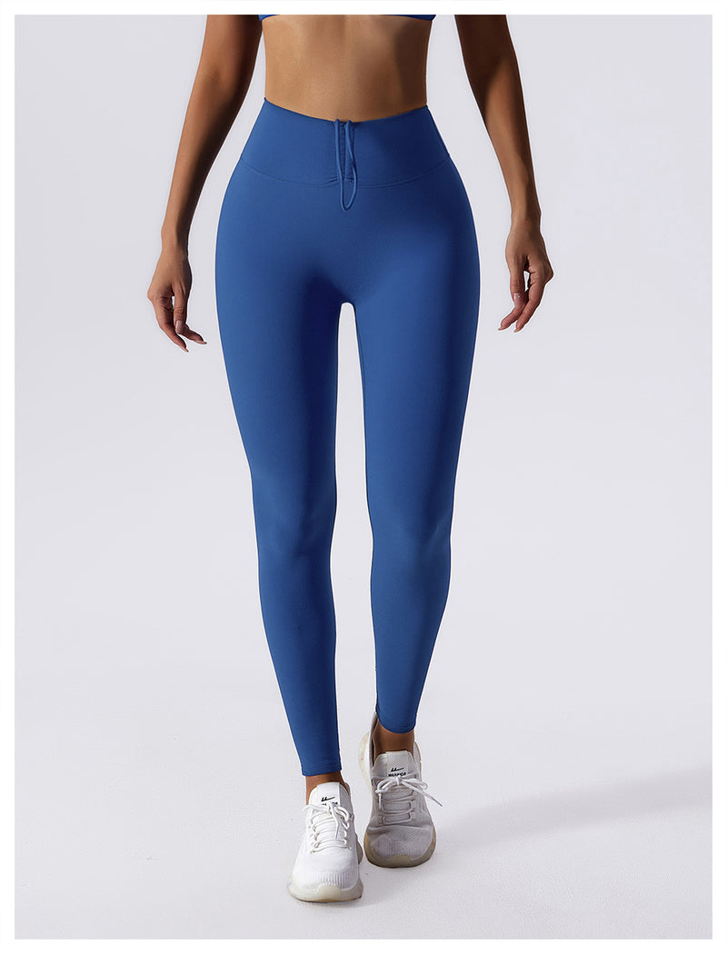 Drawstring High Waist Leggings