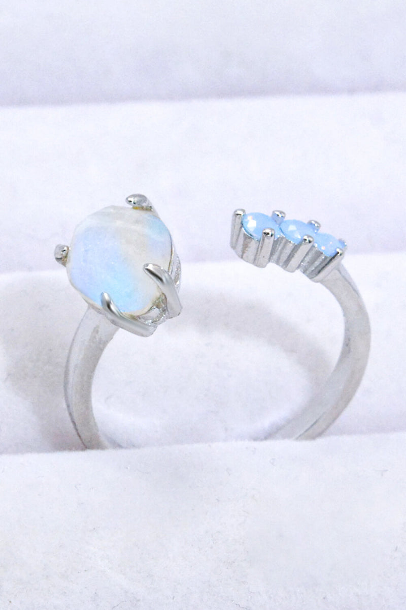 Moonstone Open Ring