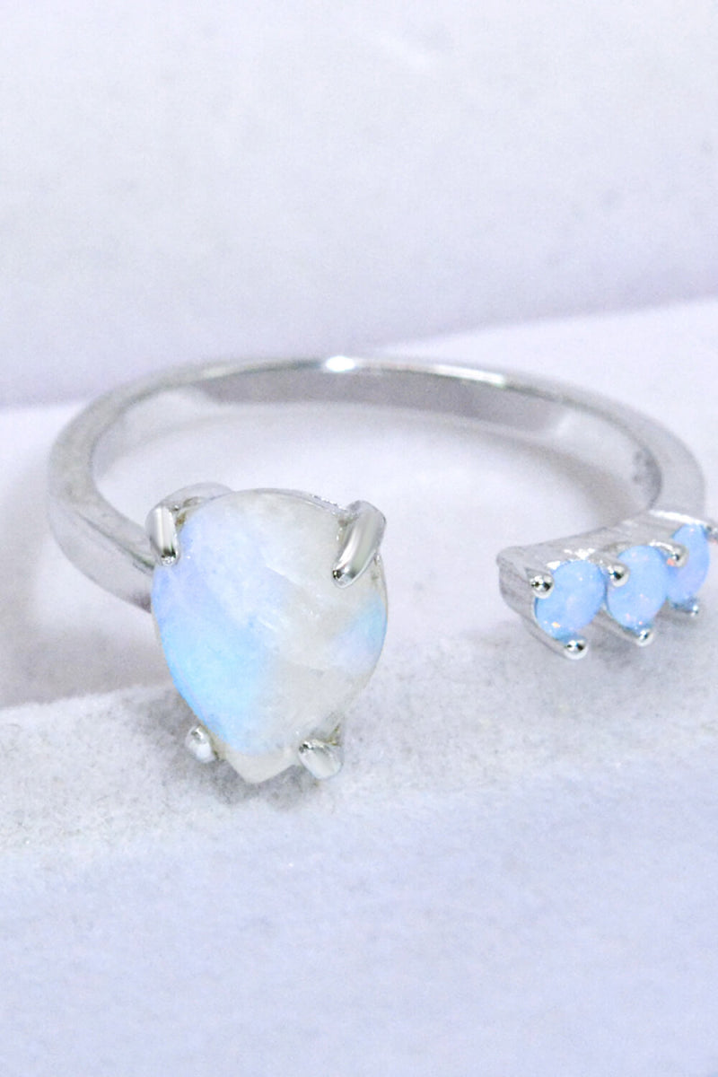 Moonstone Open Ring