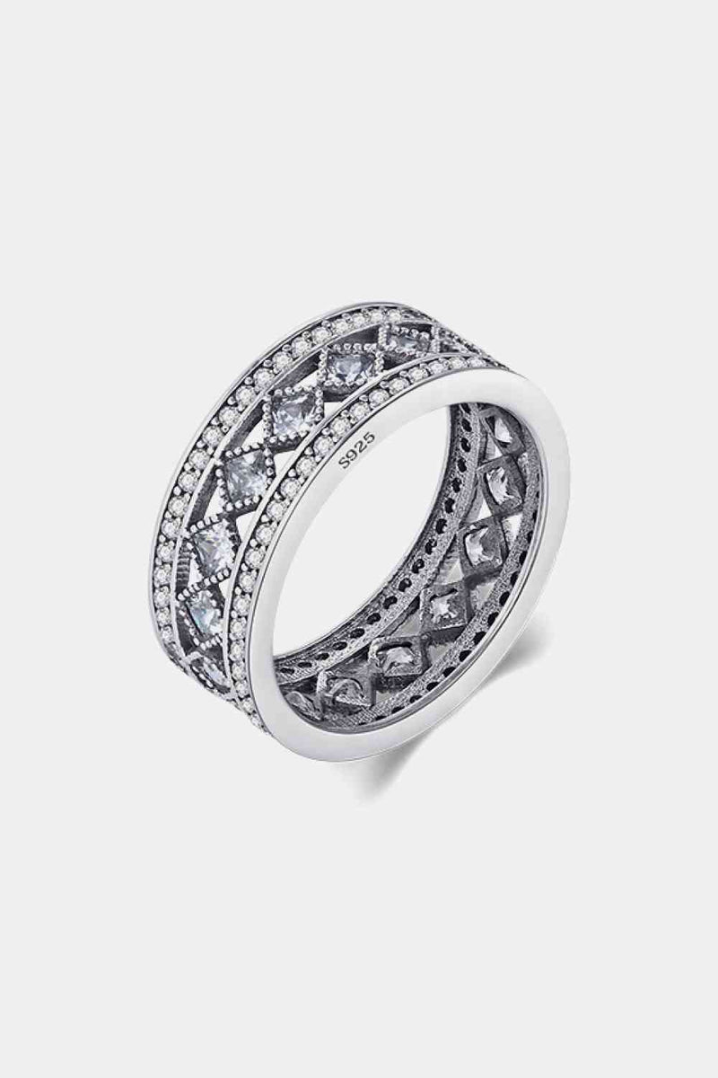 925 Sterling Silver Cutout Ring