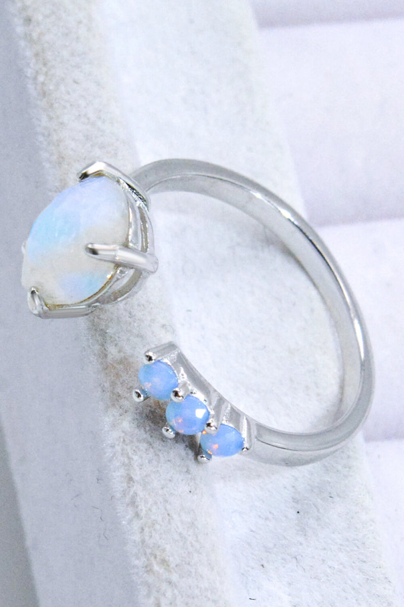 Moonstone Open Ring