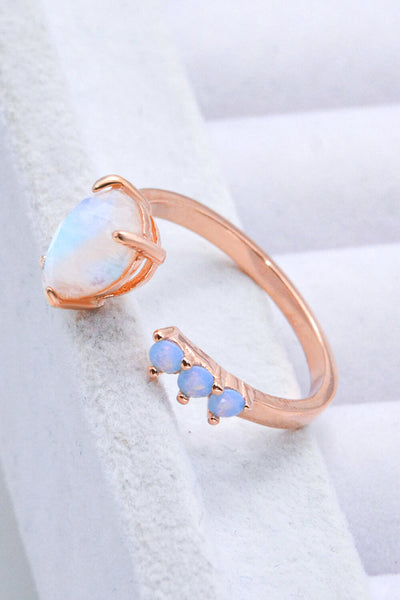 Moonstone Open Ring