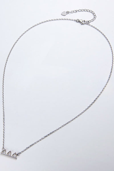 Triangle 925 Sterling Silver Necklace